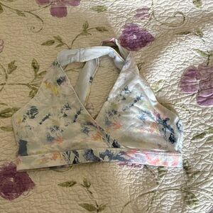 Old Navy Pastel Floral Wrap Bralette